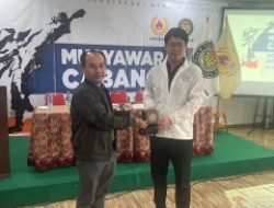 Muscab Taekwondo Kota Bekasi, Arwani Terpilih Lagi, Janjinya Begini