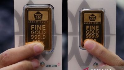 Harga Emas Antam Naik Tipis, Kini Dibanderol Rp1,705 Juta per Gram