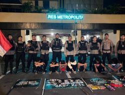 Konvoi Nyalakan Flare dan Petasan, Tujuh Remaja Gilbar Diamankan Tim-2 Patroli Perintis Presisi Polres 