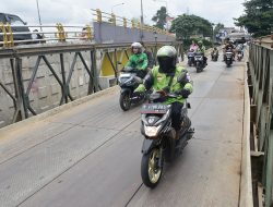 Kendaraan Besar Dilarang Lintasi Jembatan Darurat Kemang Pratama