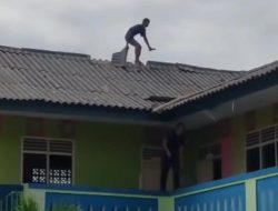 Viral Pria di Atap Sekolah Pondokgede Dinarasikan Maling, Polisi: Orang Stres