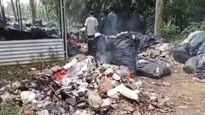 Warga Sumurbatu Bantargebang Protes Aktivitas Pembuangan Sampah Ilegal