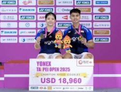 Jafar/Felisha Juara Taipei Open 2025 Usai Tumbangkan Dejan/Fadia dalam Duel All Indonesian Final