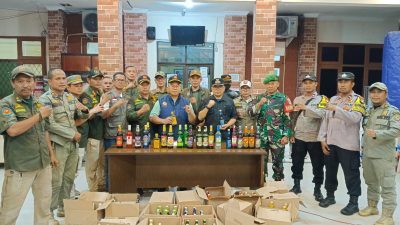 Operasi di Jatiasih, Petugas Sita 173 Botol Miras
