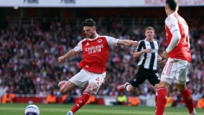 Gol Tunggal Declan Rice Amankan Tiket Liga Champions Arsenal