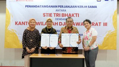 Kolaborasi Berlanjut, Kanwil DJP Jawa Barat III dan STIE Tri Bhakti Perpanjang MoU Tax Center