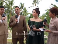 Potret Nagita Slavina Saat Hadiri Pernikahan Luna Maya, Tampil Cantik Pakai Dress Warna Hijau Emerald