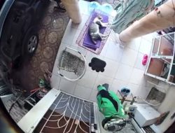 Maling Berjaket Ojol Gondol Emas 25 Gram di Jatimakmur