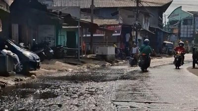 Air Got Meluap ke Jalan PTI Jatimulya Bertahun-tahun