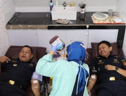 Sinergi Kemanusiaan, Bea Cukai Bekasi dan PMI Selenggarakan Donor Darah
