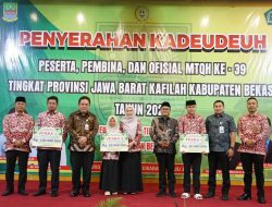 Pemkab Bekasi Berikan Kadeudeuh kepada Juara MTQH ke-39 Jawa Barat 2025