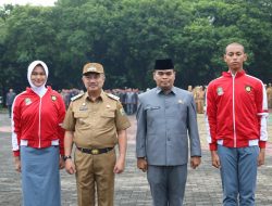 Harris Bobihoe Lepas Anggota Paskibraka Kota Bekasi Bertugas ke Tingkat Provinsi dan Nasional