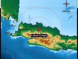 Gempa M 2,6 Guncang Wilayah Kabupaten Bekasi