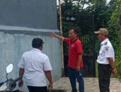 Lurah Jatisari Cek Genangan di Perumahan Bumi Dirgantara