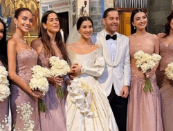 Millane Fernandez Menikah dengan Max Kordek di Italia, Luna Maya dan Raline Shah Jadi Bridesmaid