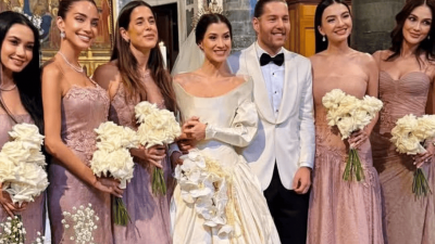 Millane Fernandez Menikah dengan Max Kordek di Italia, Luna Maya dan Raline Shah Jadi Bridesmaid