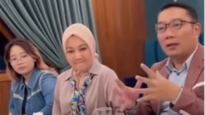 Gestur Diam Atalia dan Zara Saat Makan Bareng Ridwan Kamil Jadi Sorotan
