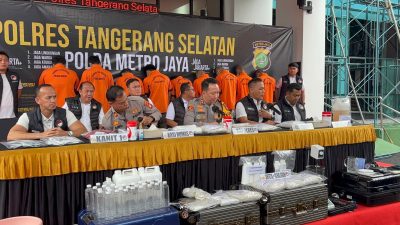 Polisi Bongkar Pabrik Tembakau Sintetis di Apartemen Cikarang, Sita Barbuk 21 Kilogram