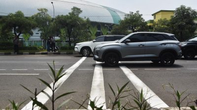 Tekan Balap Liar, Pita Penggaduh Dipasang di Jalan Ahmad Yani Kota Bekasi