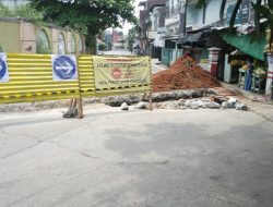 Jalan Melati Kelurahan Pengasinan Ditutup hingga 11 Oktober 2025