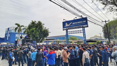 Ratusan Karyawan Pabrik Ban Michelin di Cikarang di-PHK
