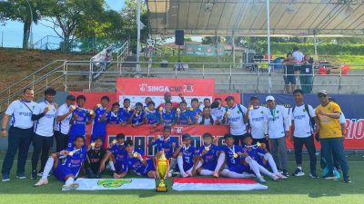 Tajimalela FA U-14 Juara Singa Cup 2025 Singapura