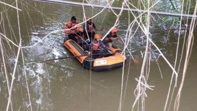 Kakak Beradik Hanyut di Kali Cikeas, Tim Gabungan Masih Pencarian