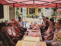 Antisipasi Banjir, Lurah Pengasinan Koordinasi Bersama FBBBU dan Aparatur Lintas Wilayah