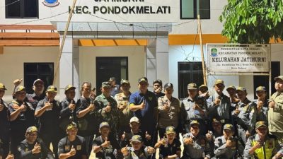 Patroli Gabungan Tiga Pilar Jatimurni Perketat Keamanan Lingkungan
