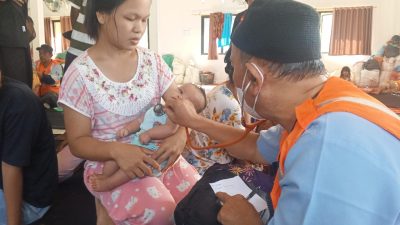 Tim Medis Gerakan Anak Negeri Temukan Kondisi Pengungsi di Tapanuli Selatan Memprihatinkan, Derita Batuk hingga Diare