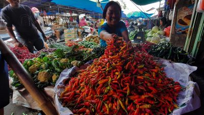 Jelang Nataru, Harga Cabai Rawit Meroket di Pasar Baru Bekasi