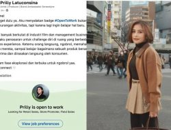 Bukan Gimmick! Prilly Latuconsina Nyalakan #OpenToWork di LinkedIn Cari Kerja Jadi Sales