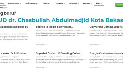 Website RSUD CAM Kota Bekasi Diretas