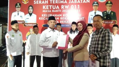 Plt Camat Bekasi Barat Ingatkan Pengurus RW 011 Pentingnya Soliditas dan Sinergi