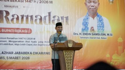 Plt Bupati Bekasi Hadiri  Peringatan Nuzulul Qur’an: Kami Harap Kita Semua Makin Mencintai Al-Qur’an