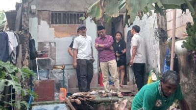 Rumah Ambruk Disapu Angin di Jatisari, Aparatur Kelurahan Turun Tangan