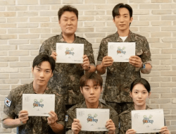 Tampil Beda, Seluruh Cast ‘The Legend of Kitchen Soldier’ Kenakan Seragam Tentara Saat Reading Naskah