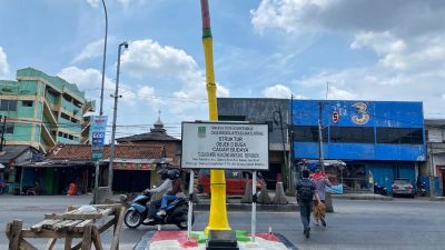 Perbaikan Tugu Bambu Runcing Rampung, Bentuknya Tak Bisa Kembali Seperti Semula