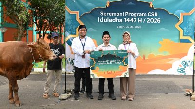 Perluas Manfaat bagi Masyarakat di Jabotabek Jabar melalui Semangat Kebersamaan, Telkomsel Salurkan Hewan Kurban Iduladha 1447 H