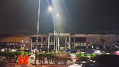 Disperkimtan Kabupaten Bekasi Perbaiki PJU Kawasan Pasar Cikarang
