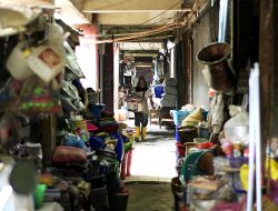 Bangunan Pasar Cikarang Rawan Ambruk