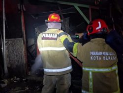 Diduga Korsleting Listrik, Lima Toko di Pesona Anggrek Bekasi Udara Ludes Terbakar