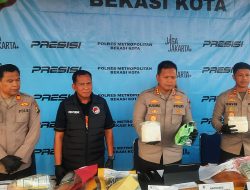 Polres Metro Bekasi Kota Bongkar Jaringan Narkotika Lintas Daerah, Amankan 2,7 Kg Sabu