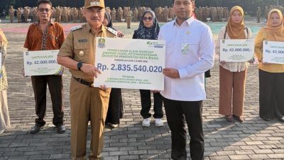 BPJS Ketenagakerjaan Bekasi Kota Bayar Santunan Rp2,83 Miliar kepada Pegawai Non-ASN Pemkot Bekasi