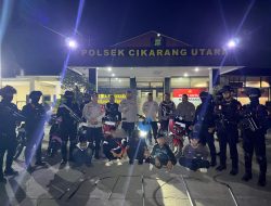 Delapan Remaja Tak Berkutik Diringkus Polisi saat Hendak Tawuran di Cikarang Utara