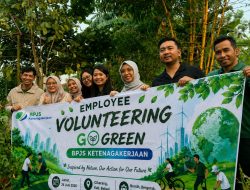 Employee Volunteering “Go Green”, BPJS Ketenagakerjaan Bekasi Cifest Tanam Pohon di Cikarang Selatan