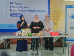 Tingkatkan Ketahanan Ekonomi, BRI Peduli Beri Pelatihan Kewirausahaan bagi Puluhan Purna Pekerja Migran Indonesia di Cirebon