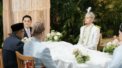 Erick Thohir Turut Hadiri Pernikahan Jennifer Coppen dan Justin Hubner, Ungkap Rasa Haru Saat Menjadi Saksi
