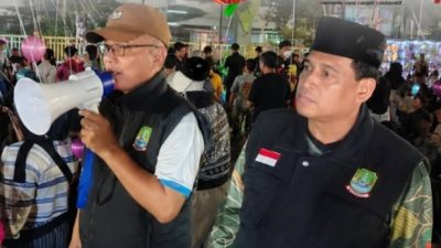 Camat Bekasi Selatan Tertibkan Pedagang di Plaza Patriot Candrabahaga
