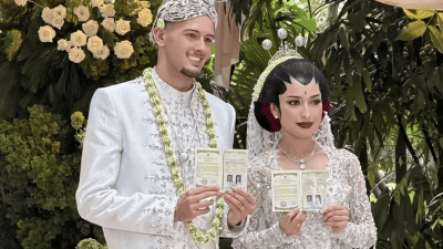 Jennifer Coppen dan Justin Hubner Resmi Menikah, Gelar Akad Bernuansa Adat Jawa di Bali